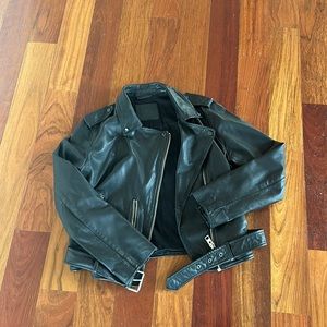 All Saints Leather Biker Jacket